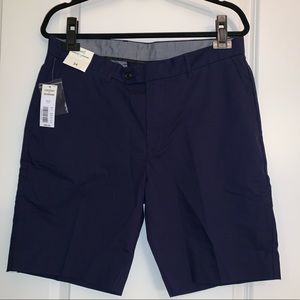 Flat Front Navy Shorts Crosby and Howard 34